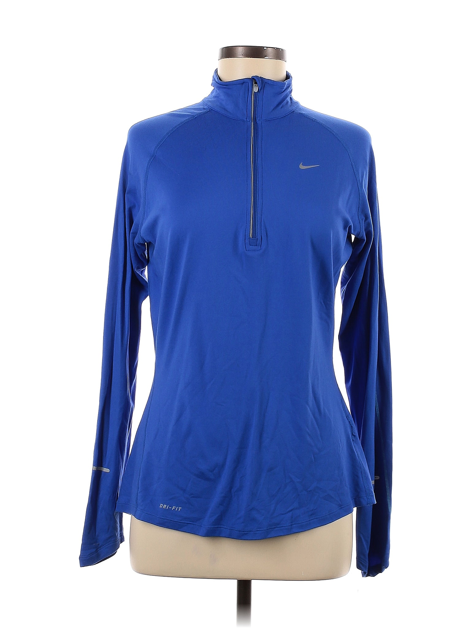 Nike Color Block Solid Blue Active TShirt Size M 56 off ThredUp