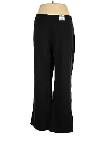 Fila Sport Solid Black Active Pants Size 3X (Plus) - 60% off