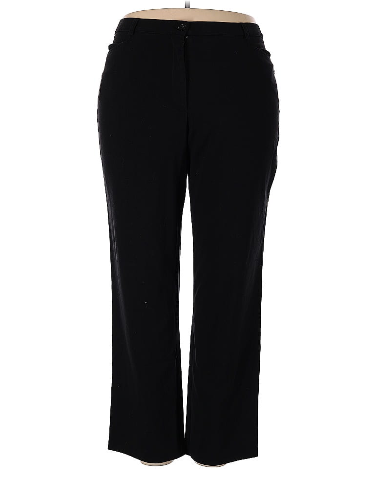 George Polka Dots Black Dress Pants Size 18 (Plus) - 56% off | thredUP