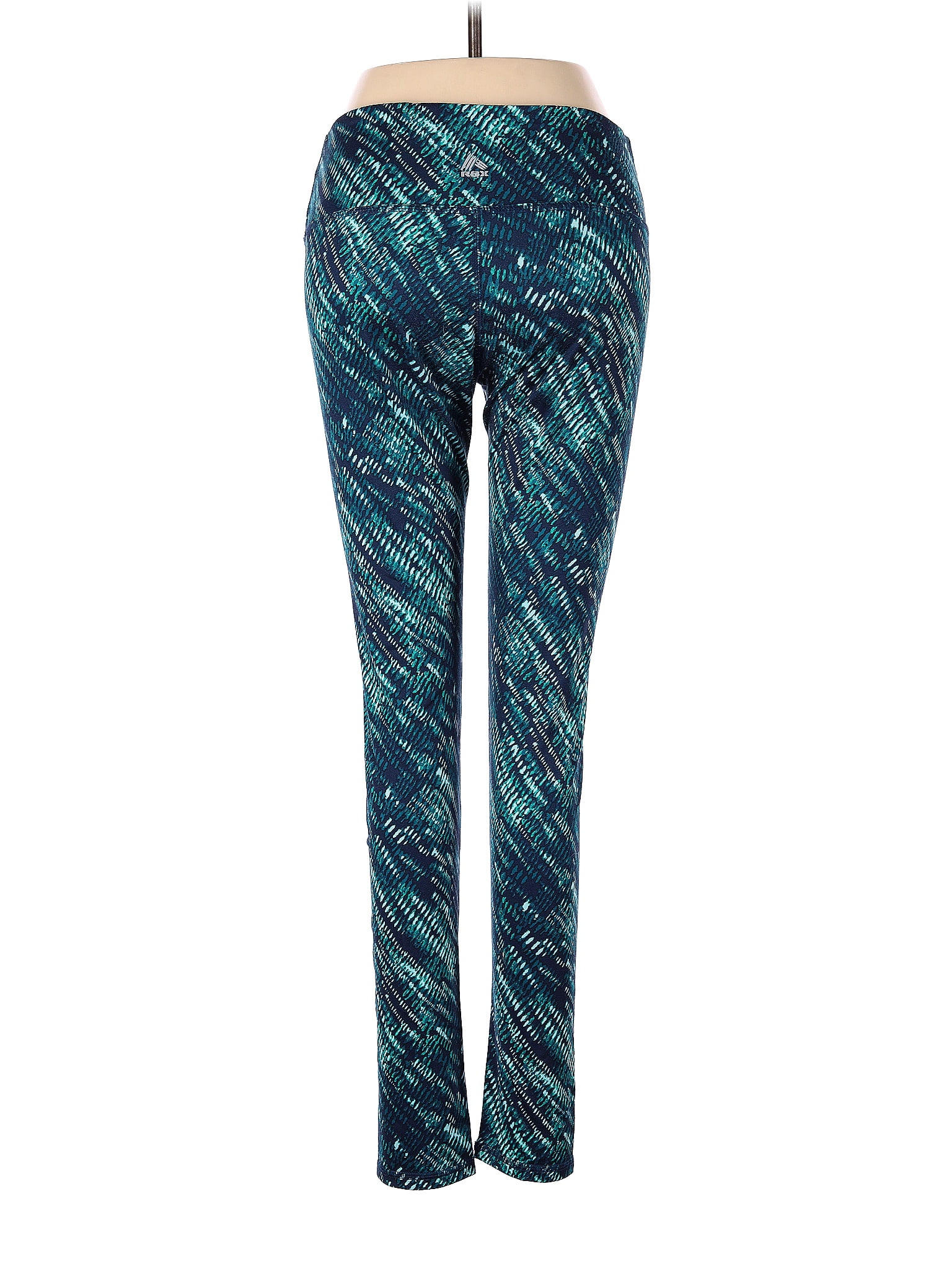 RBX Tie-dye Multi Color Blue Leggings Size 3X (Plus) - 50% off