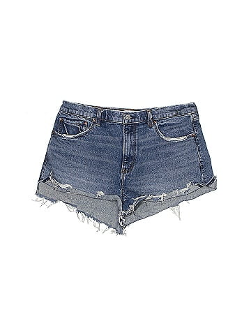 Womens denim shorts size cheap 14