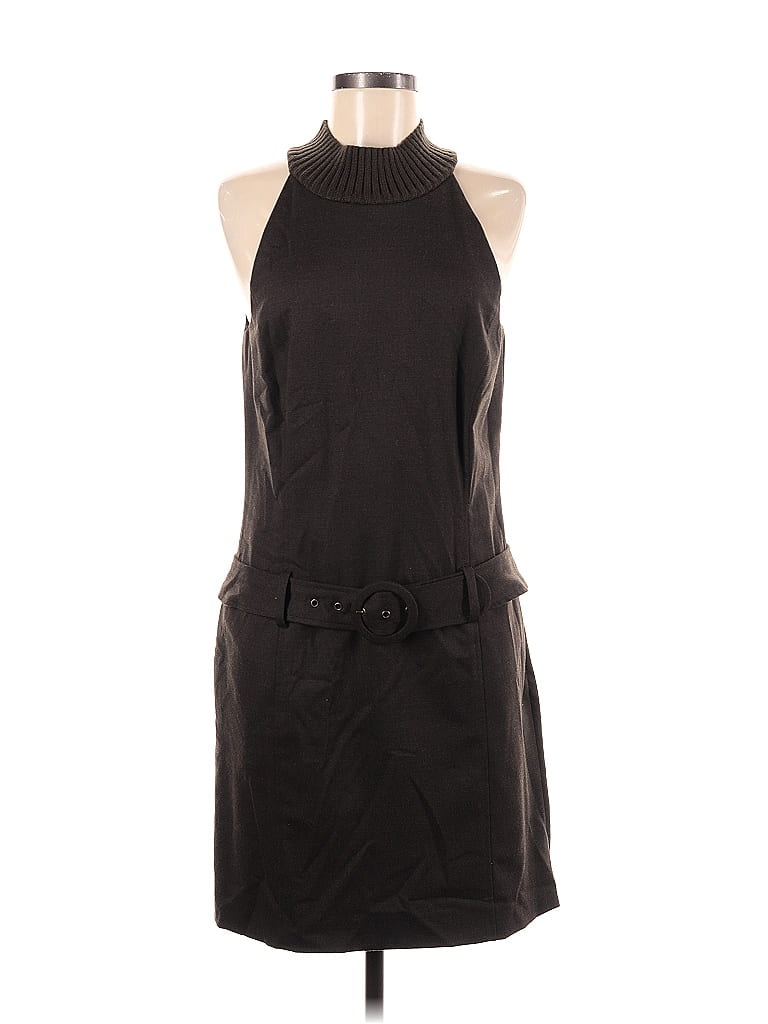 brown suede dress Vintage Mini With Embroidered Detailing – BCSHARED COATED DENIM DRESS Size:2/34 discount_40% off