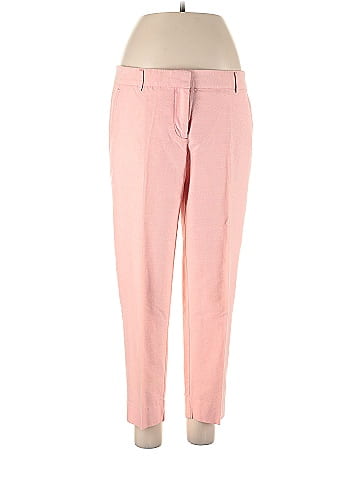 J.Crew Factory Store 100% Cotton Solid Pink Dress Pants Size 10