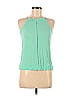 Mi ami 100% Rayon Green Sleeveless Blouse Size S - photo 1