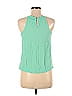 Mi ami 100% Rayon Green Sleeveless Blouse Size S - photo 2
