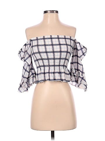 Blue Life 3/4 Sleeve Blouse (view 1)