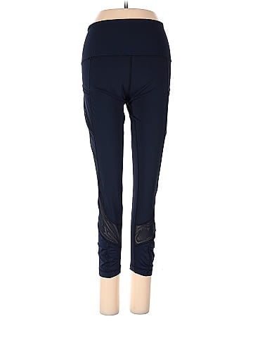 Lululemon Athletica Solid Navy Blue Active Pants Size 4 - 60% off
