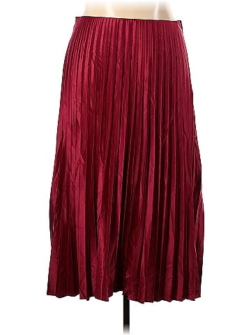 Burgundy skirt size 20 sale