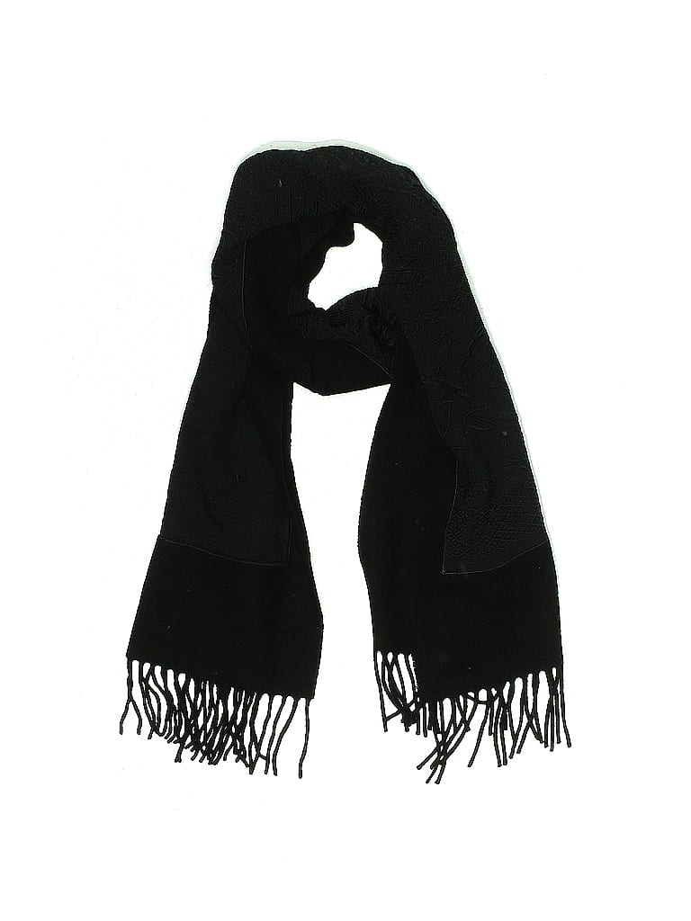 Giorgio Armani Black Silk Scarf One size - photo 1