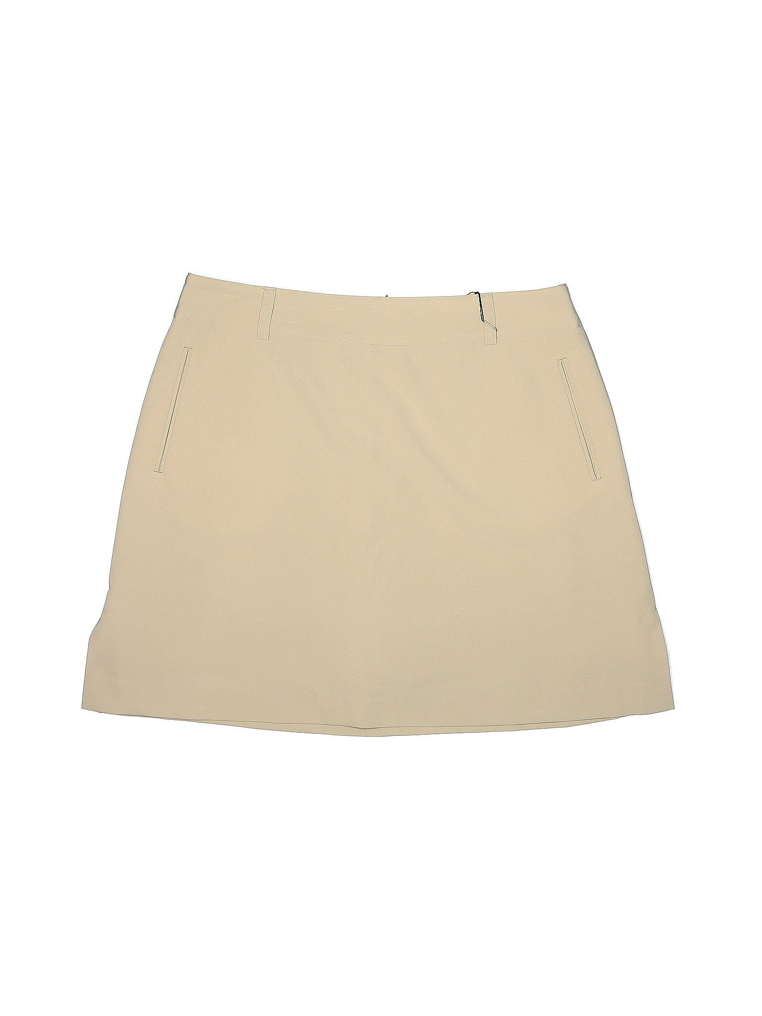 Sport Haley Solid Tan Casual Skirt Size 12 52 off thredUP