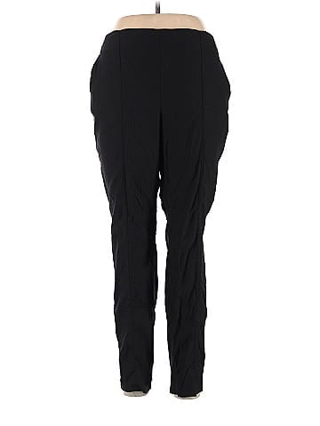 Simply Vera Vera Wang Polka Dots Black Casual Pants Size XL - 53% off