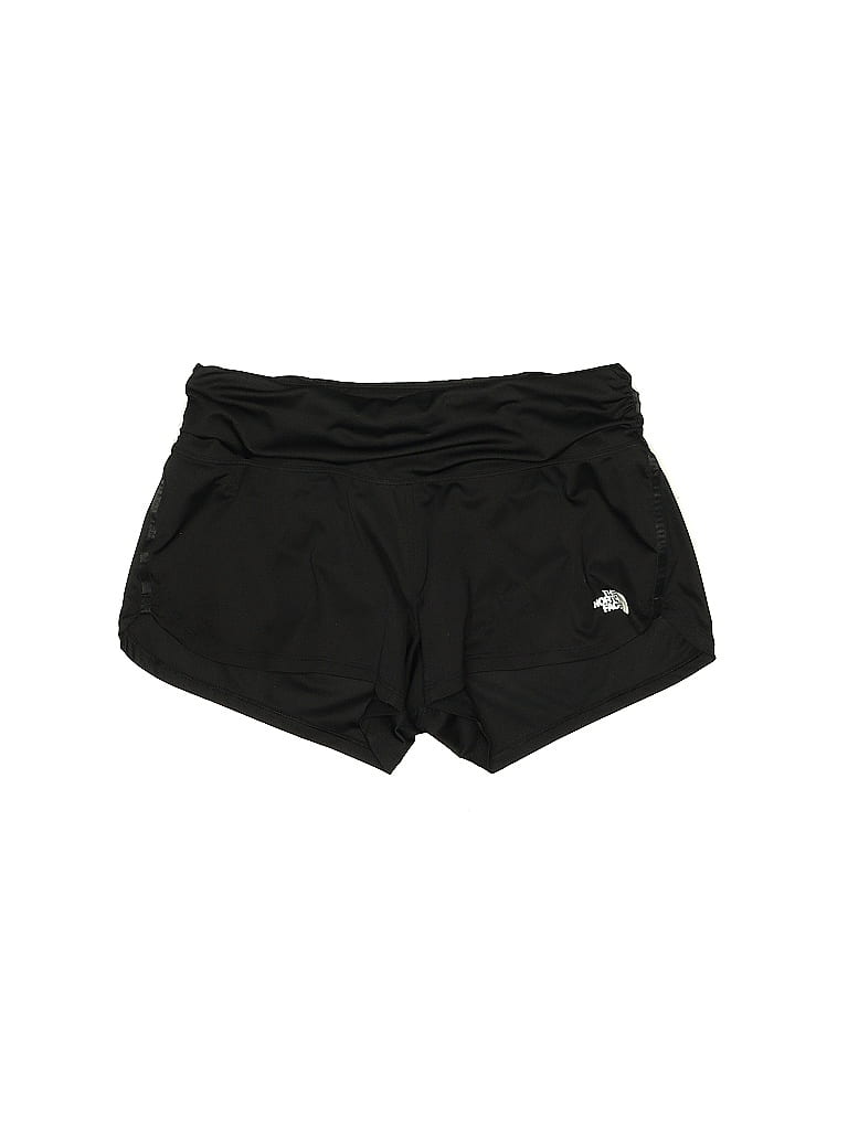 The North Face 100 Polyester Solid Black Shorts Size M 47 Off Thredup