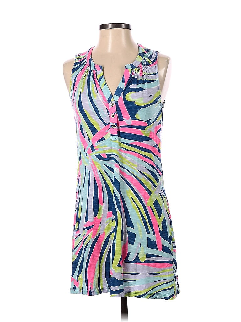 Lilly Pulitzer 100 Cotton Multi Color Pink Casual Dress Size Xs 69 Off Thredup 7321