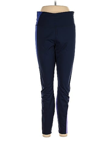 Avia Solid Navy Blue Active Pants Size L - 36% off