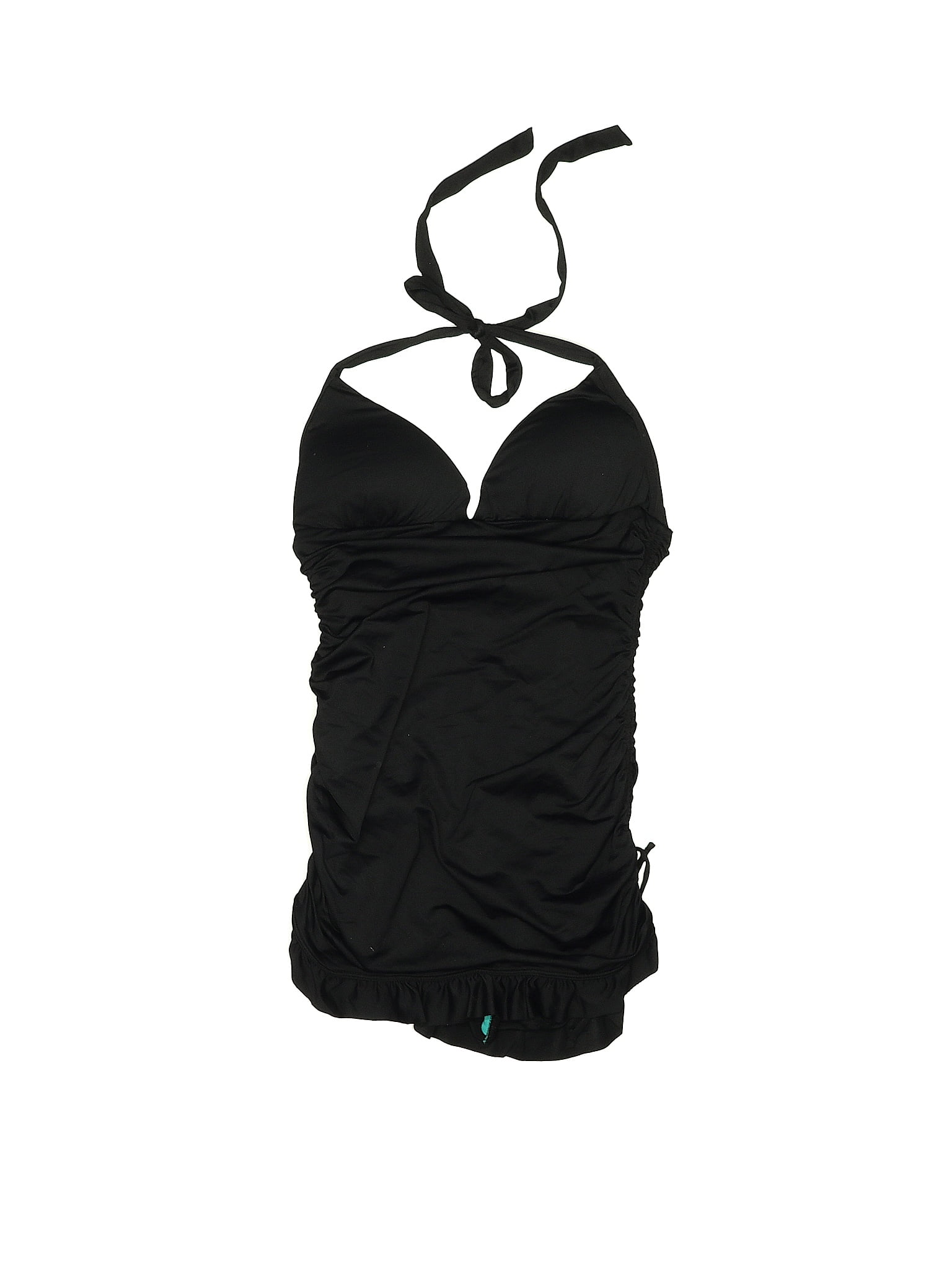 B Swim Solid Black One Piece Swimsuit Size M - 54% Off | ThredUP