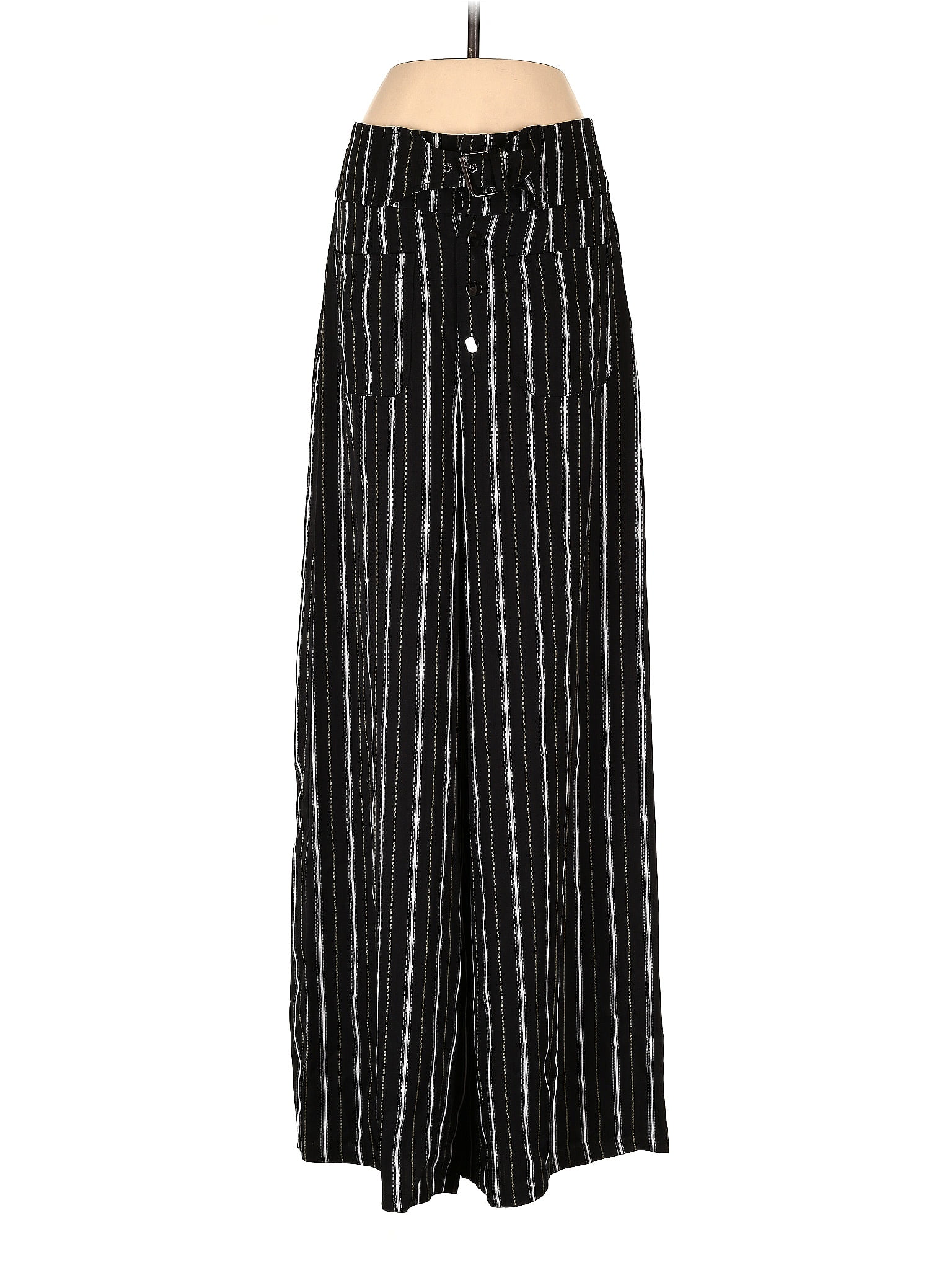 Gracia Stripes Black Casual Pants Size S - 77% off | thredUP