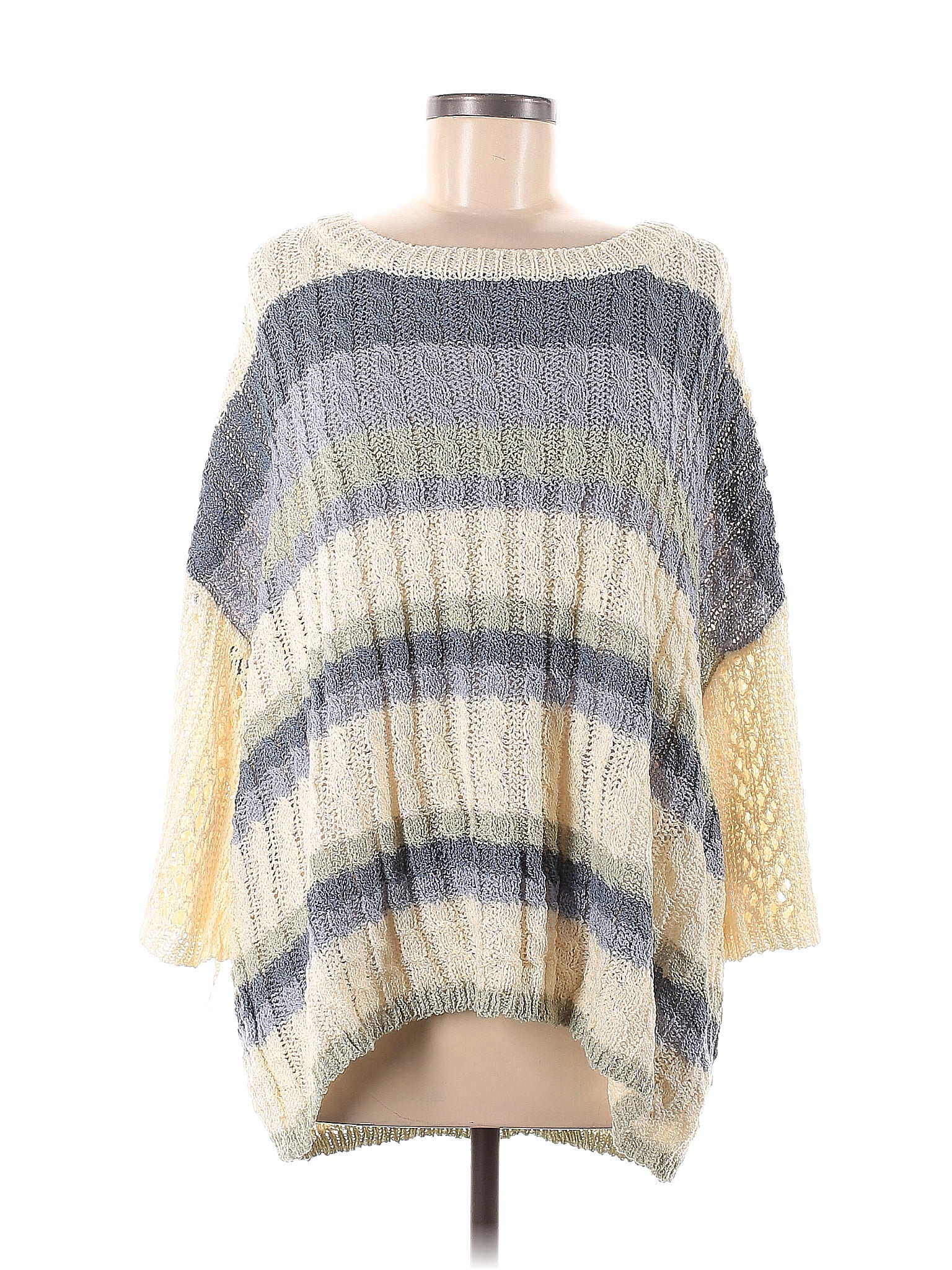 POL Color Block Long Sleeve Hooded Sweater
