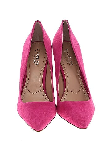 Charles david hot sale suede pumps