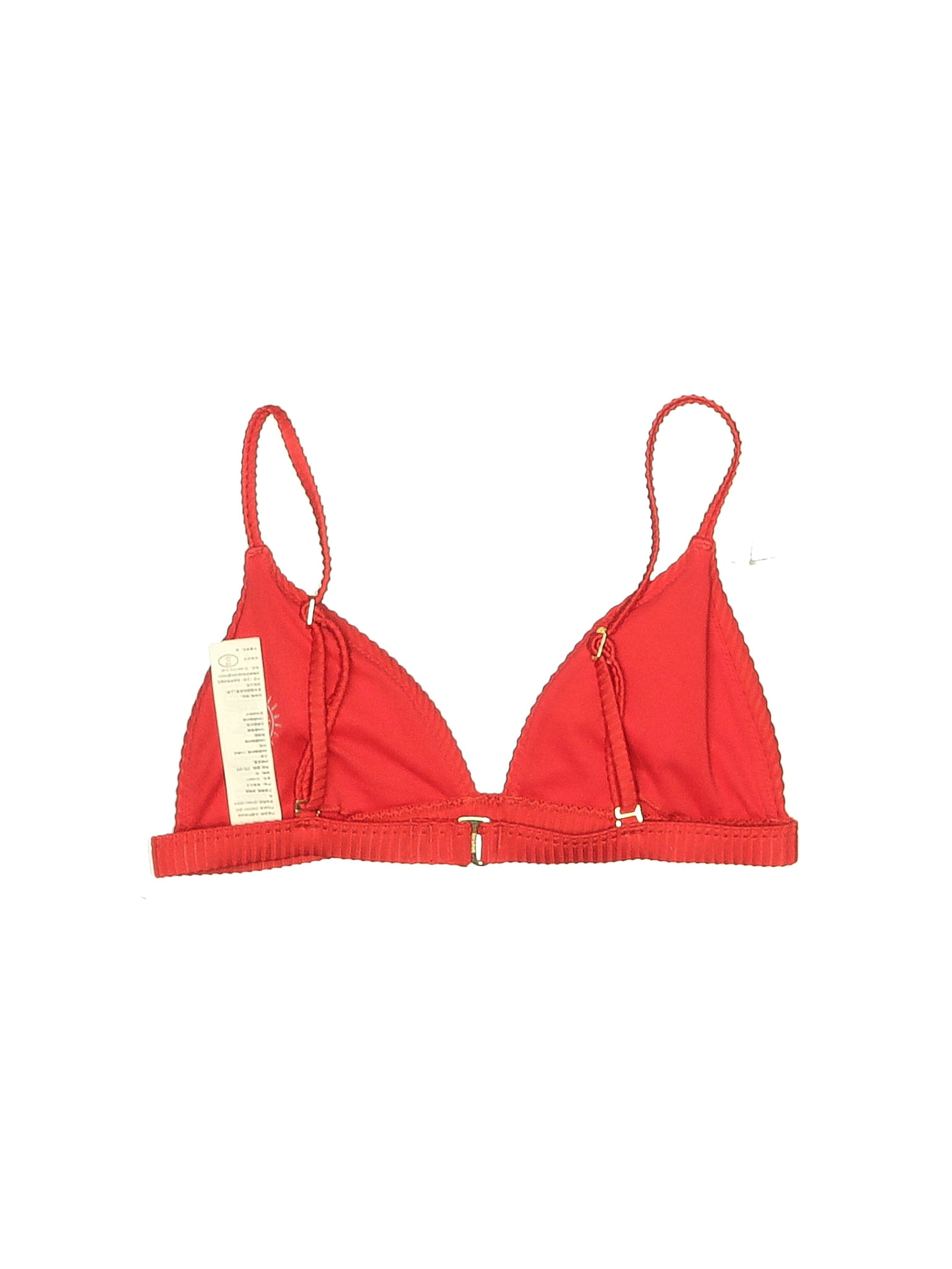 Hollister red outlet bikini top