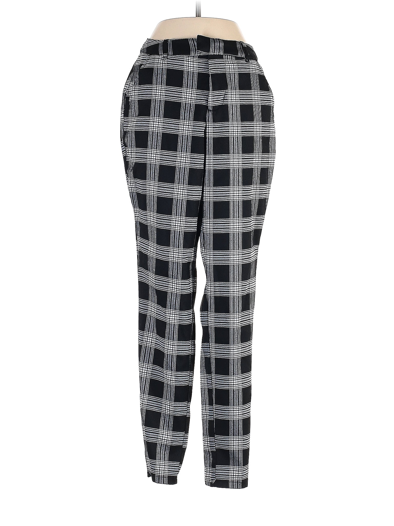 Hot Topic Plaid Multi Color Gray Casual Pants Size S - 56% off