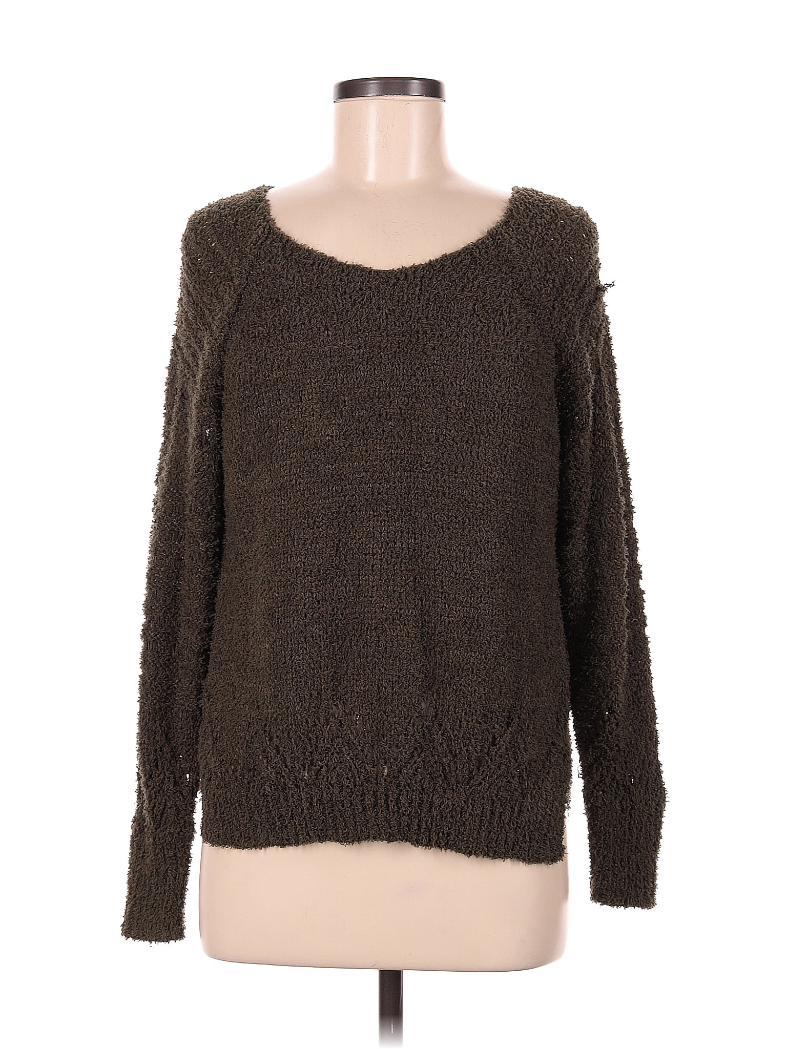 Adora Color Block Green Brown Pullover Sweater Size M - 60% off | thredUP