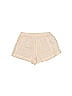 Collusion 100% Cotton Solid Ivory Shorts Size 0 - photo 1