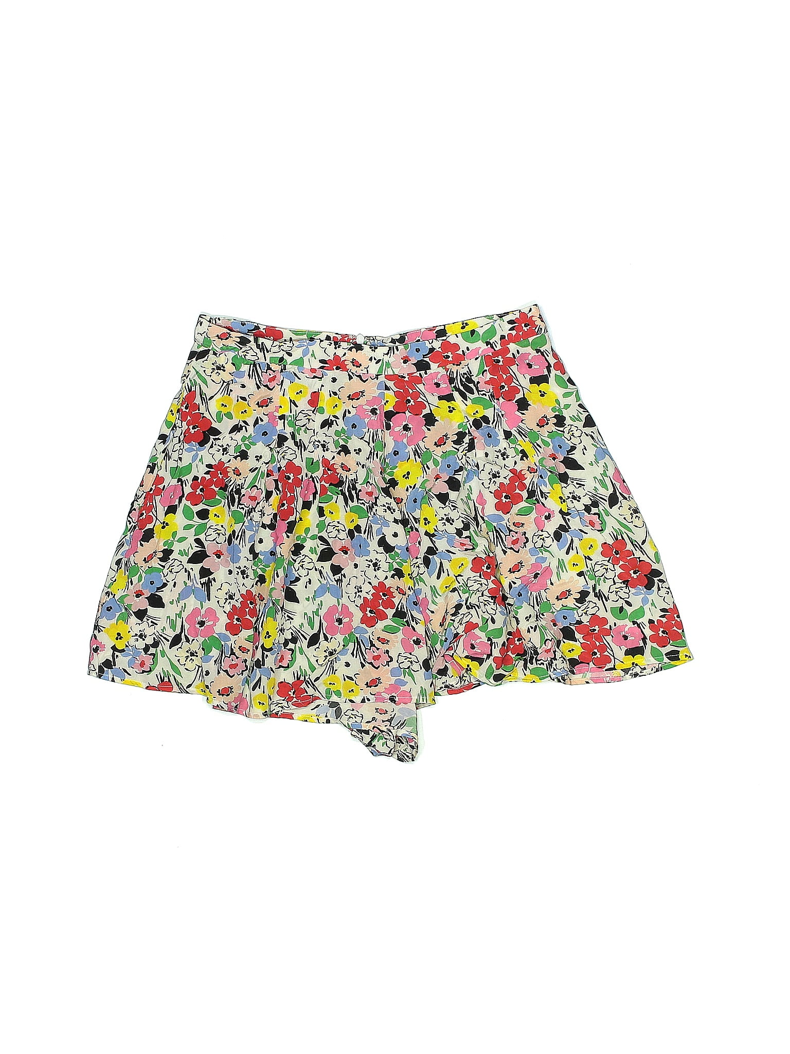 Yumi Kim Floral Multi Color White Skort Size 4 69 off thredUP