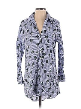 Violet Ray Long Sleeve Button-Down Shirt (view 1)