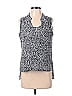 Rose + Olive 100% Polyester Gray Sleeveless Blouse Size 5 - photo 1