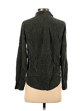 Rails Long Sleeve Silk Top (view 2)