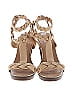 Juicy Couture Tan Heels Size 8 1/2 - photo 2