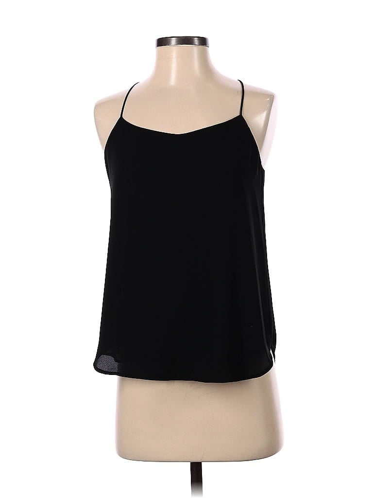 Pre-owned Ann Taylor Loft Sleeveless Top Black Halter Neckline Tops