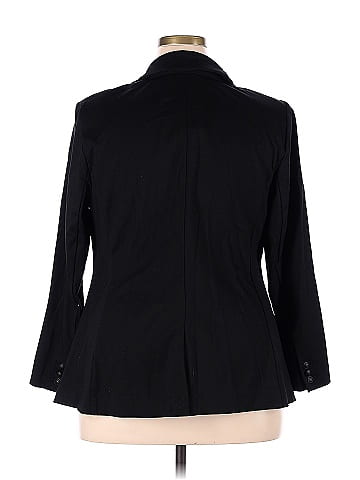 Women's black blazer size 18 sale