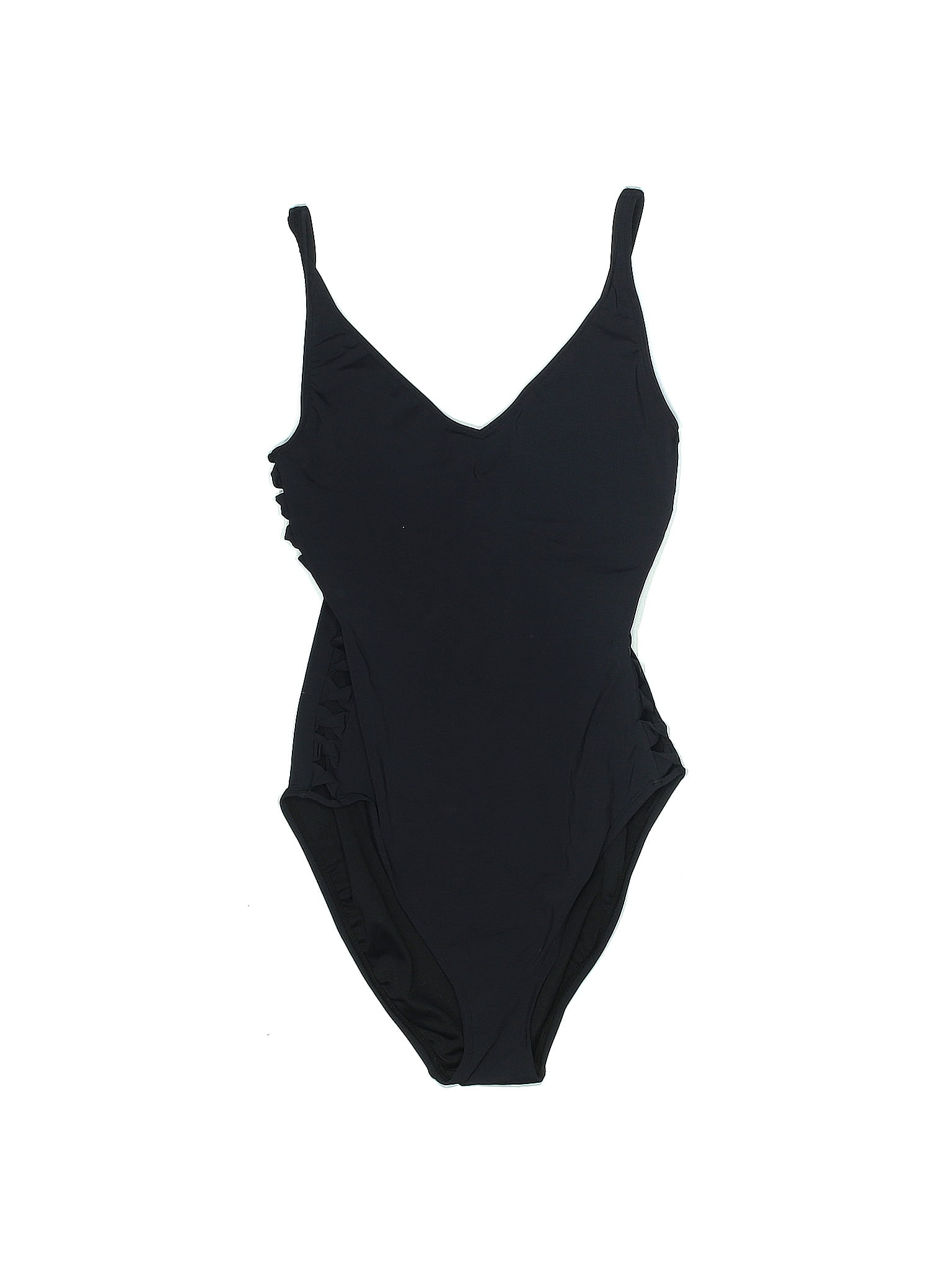 Bleu Rod Beattie Solid Black One Piece Swimsuit Size 6 69 Off Thredup 3722