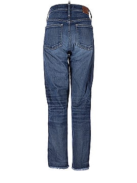 Madewell Slim Straight Jeans: Raw-Hem Edition (view 2)