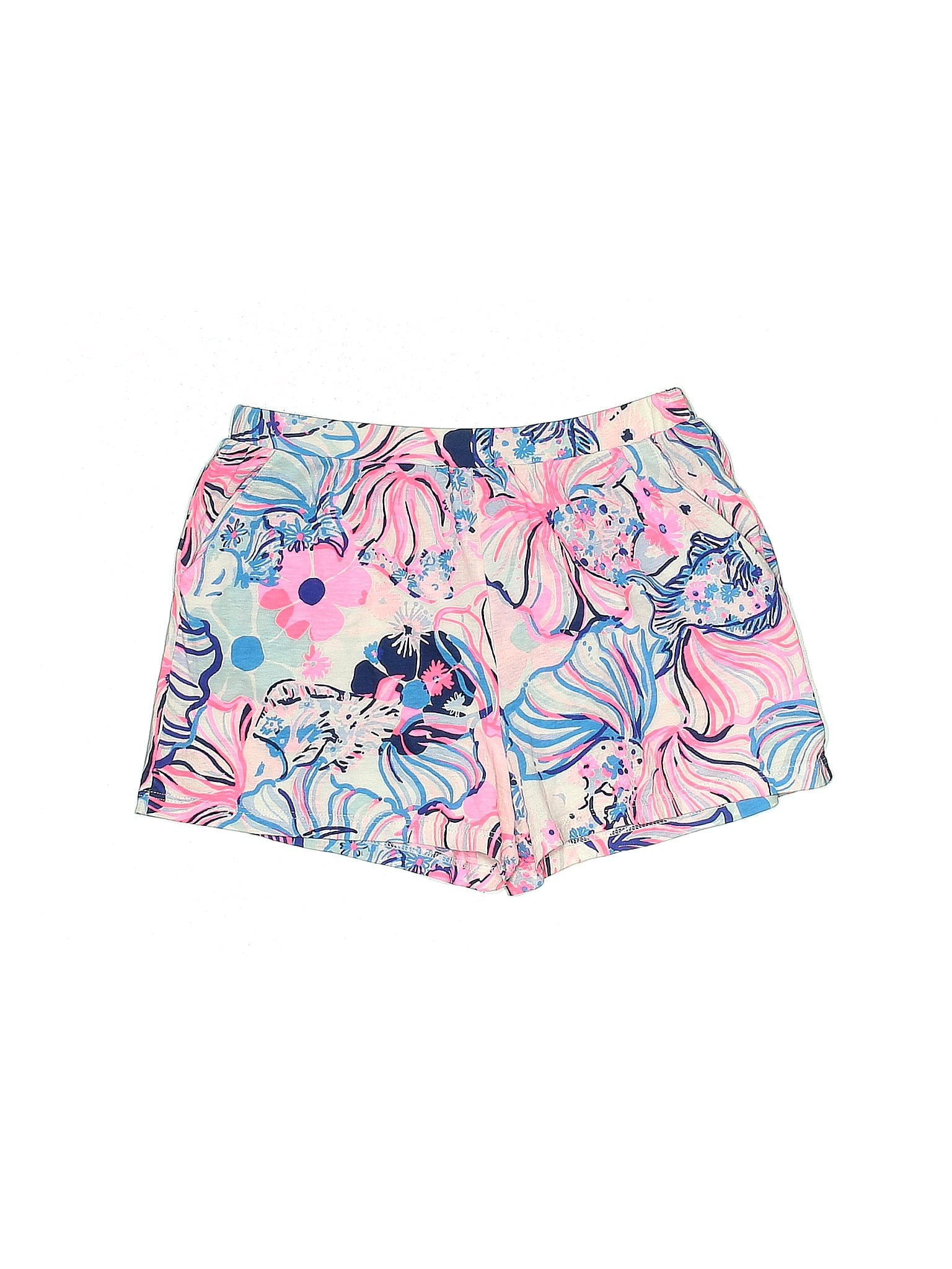 Lilly Pulitzer Floral Pink Shorts Size L (Youth) - 51% off | thredUP