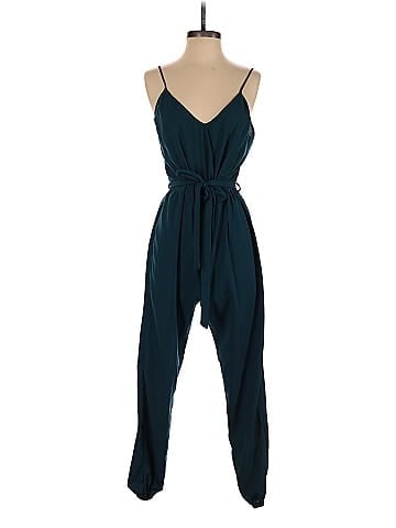 Teal jumpsuit forever 21 on sale