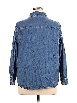 Isaac Mizrahi LIVE! Long Sleeve Button-Down Shirt (view 2)