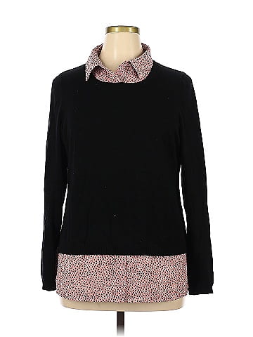 Adrianna papell shirttail outlet twofer sweater