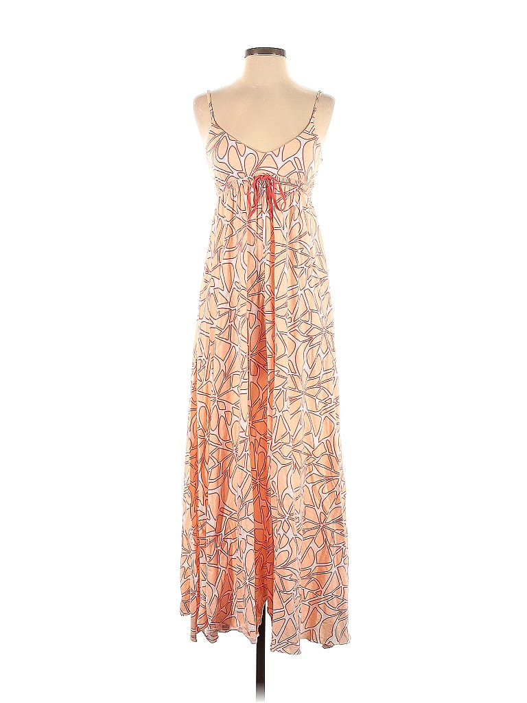 Roxy 100% Cotton Multi Color Orange Casual Dress Size XS - 60% off ...