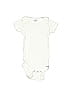 Gerber 100% Cotton Solid Ivory Short Sleeve Onesie Size 3-6 mo - photo 1
