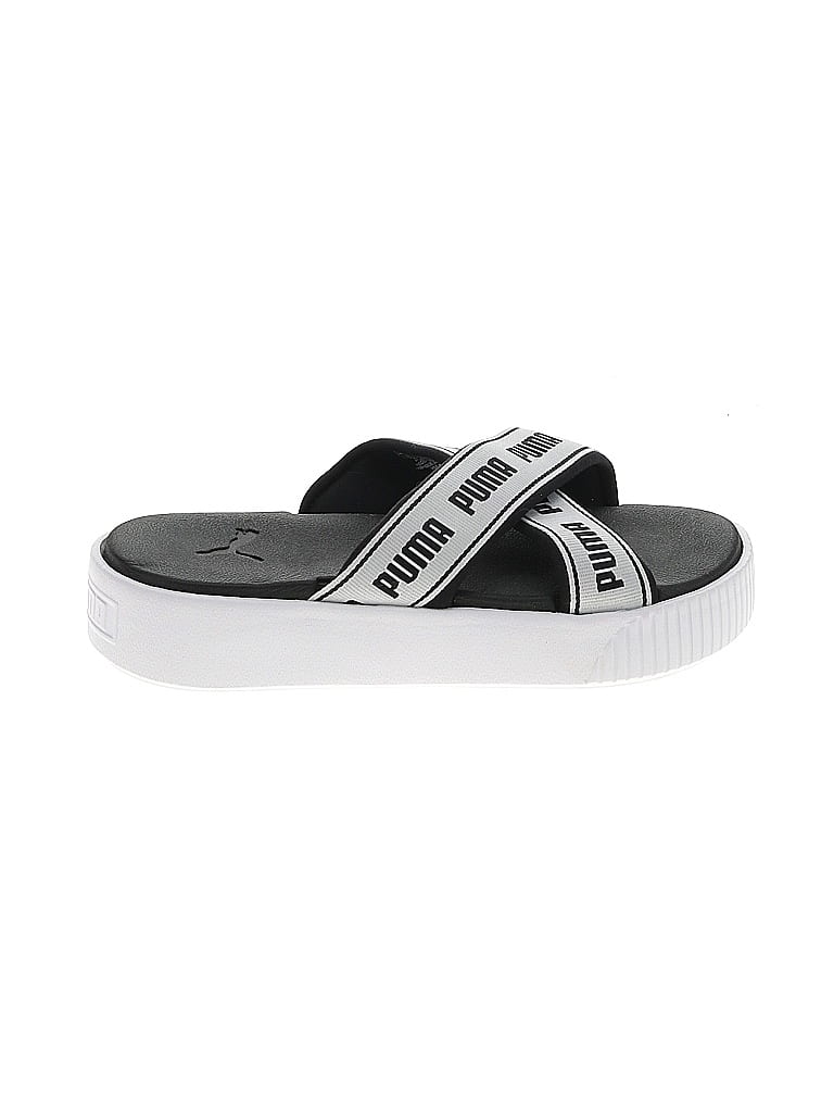 Puma Color Block Black Sandals Size 7 1/2 - 38% off | thredUP