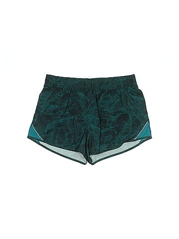 all in motion 100% Polyester Color Block Teal Athletic Shorts Size