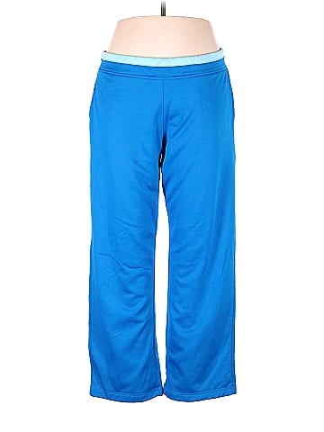 Danskin Now 100% Polyester Solid Blue Track Pants Size XL - 47% off