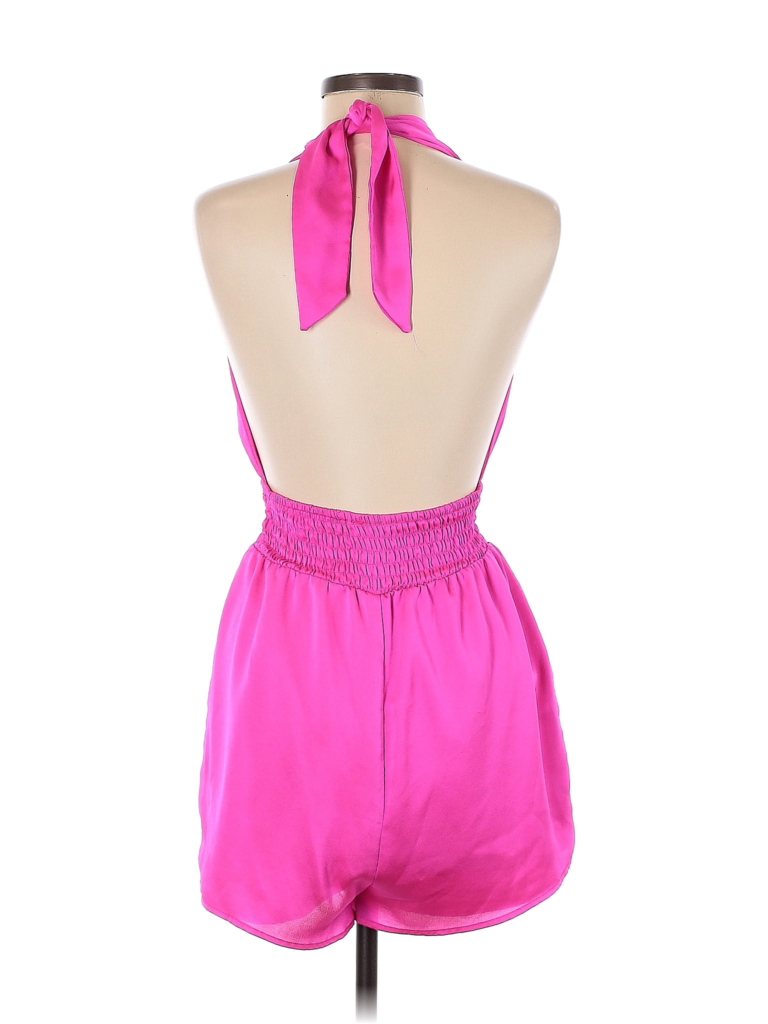 Superdown 100% Polyester Pink Romper Size M - 56% off | thredUP