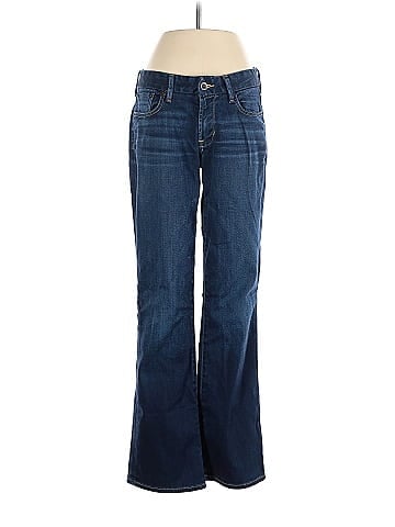 Lucky Brand Solid Blue Jeans Size 2 - 72% off