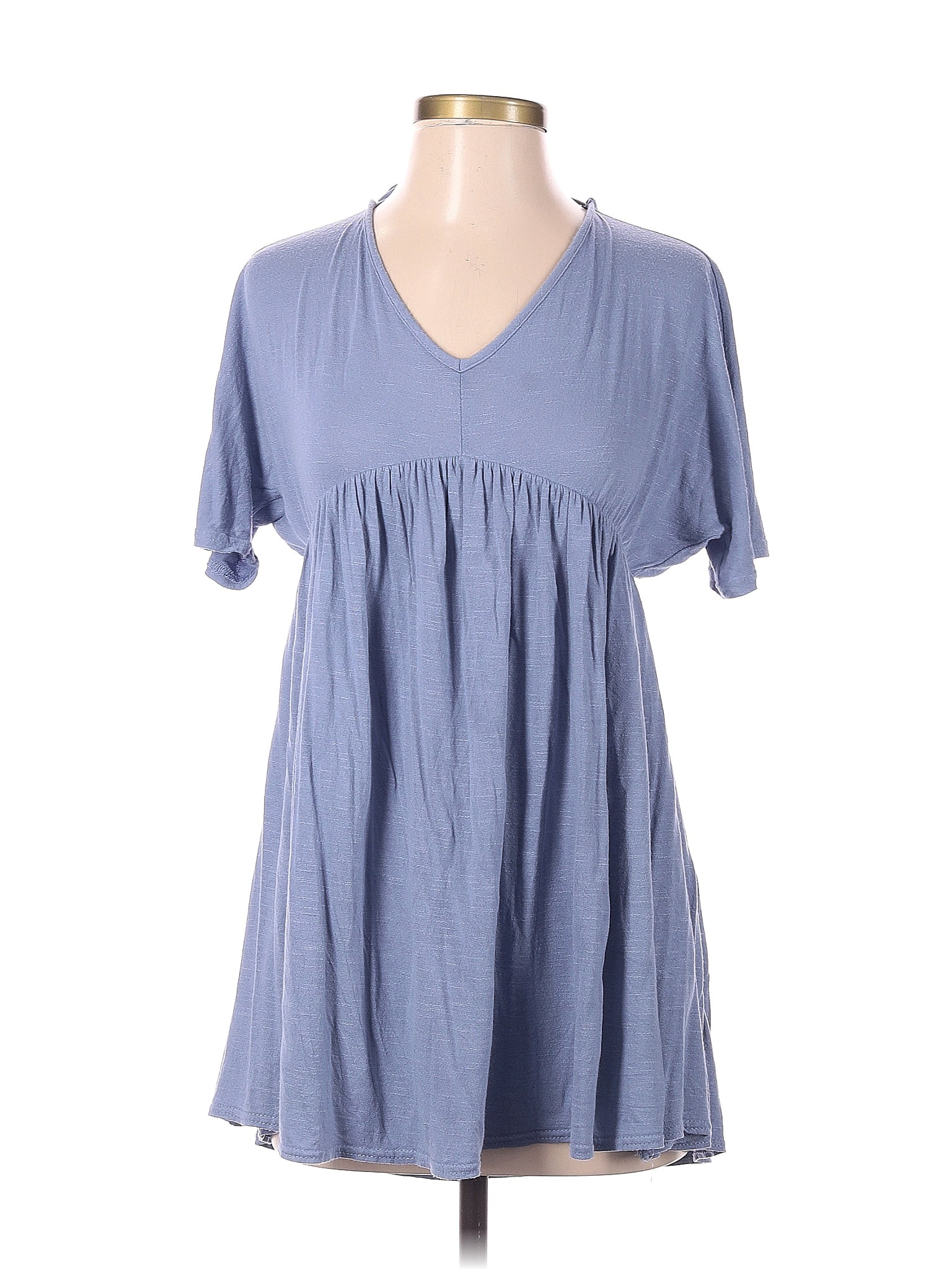 Olivia Rae Blue Short Sleeve Top Size S 46 Off Thredup