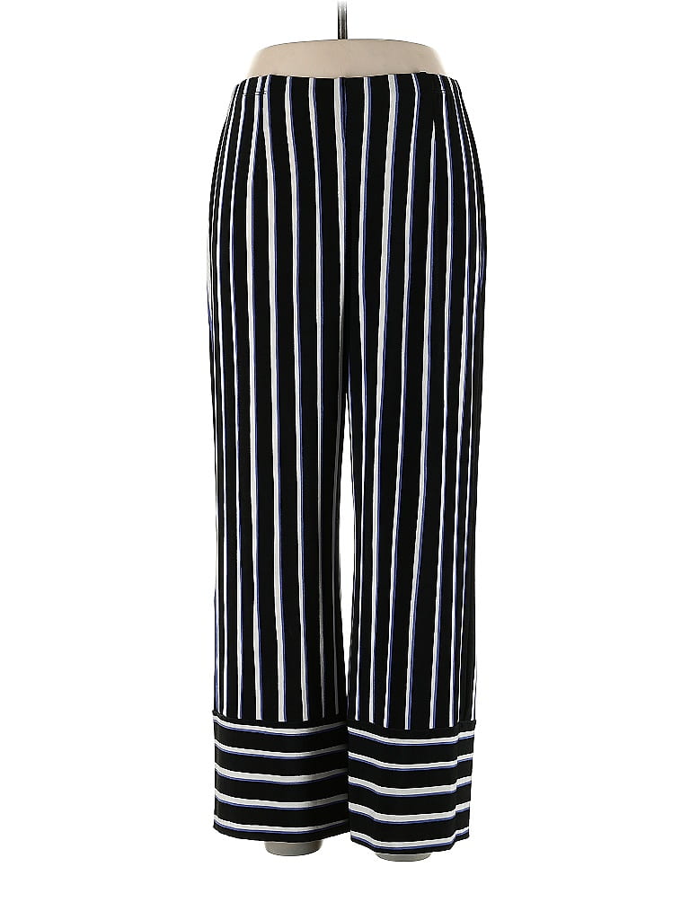 Travelers by Chico's Stripes Black Casual Pants Size Lg (2) - 71% off ...