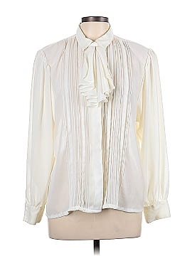 Shapely Long Sleeve Button-Down Shirt (view 1)