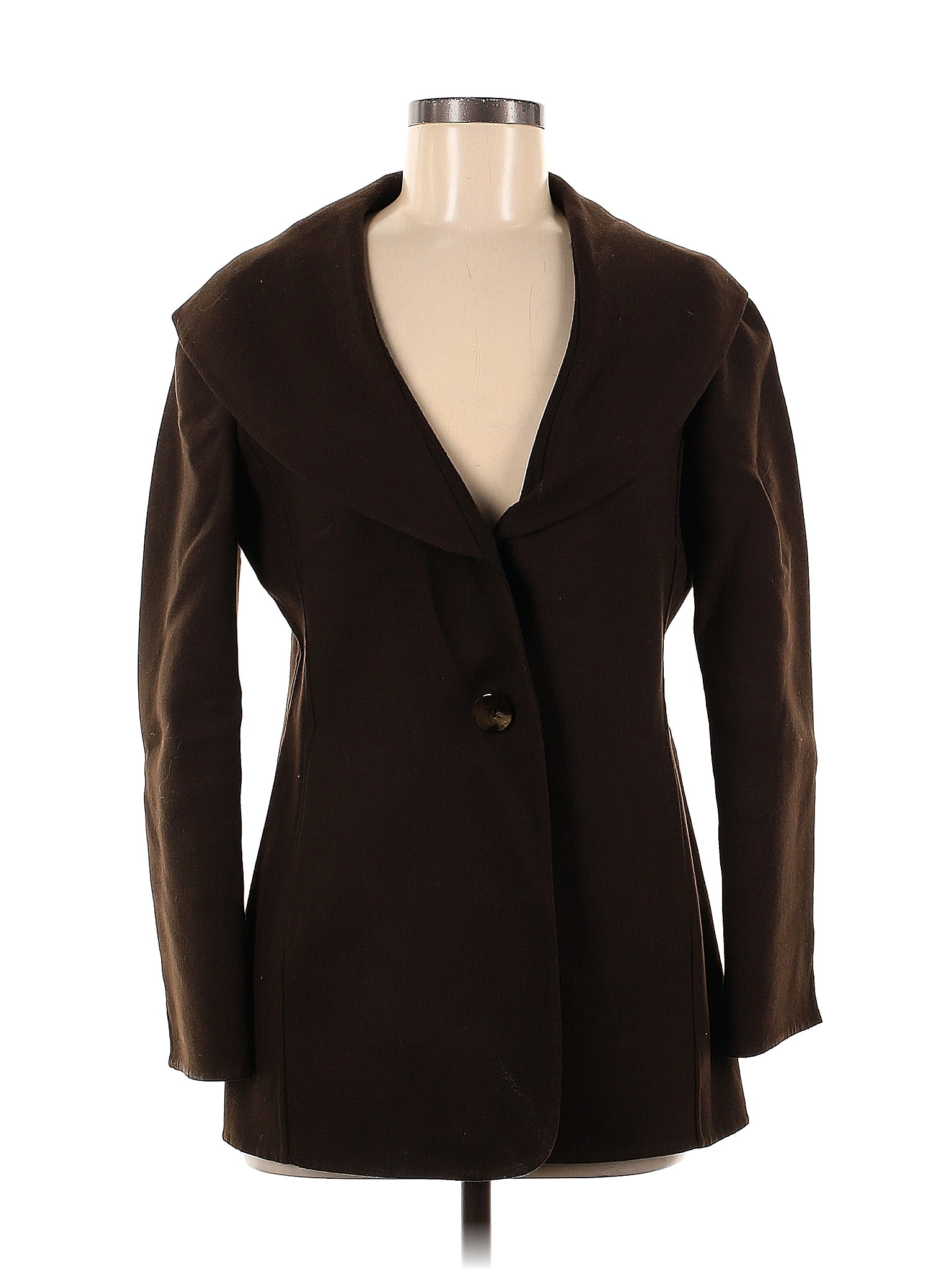 Talbots 100 Wool Brown Wool Blazer Size 8 (Petite) 89 off ThredUp